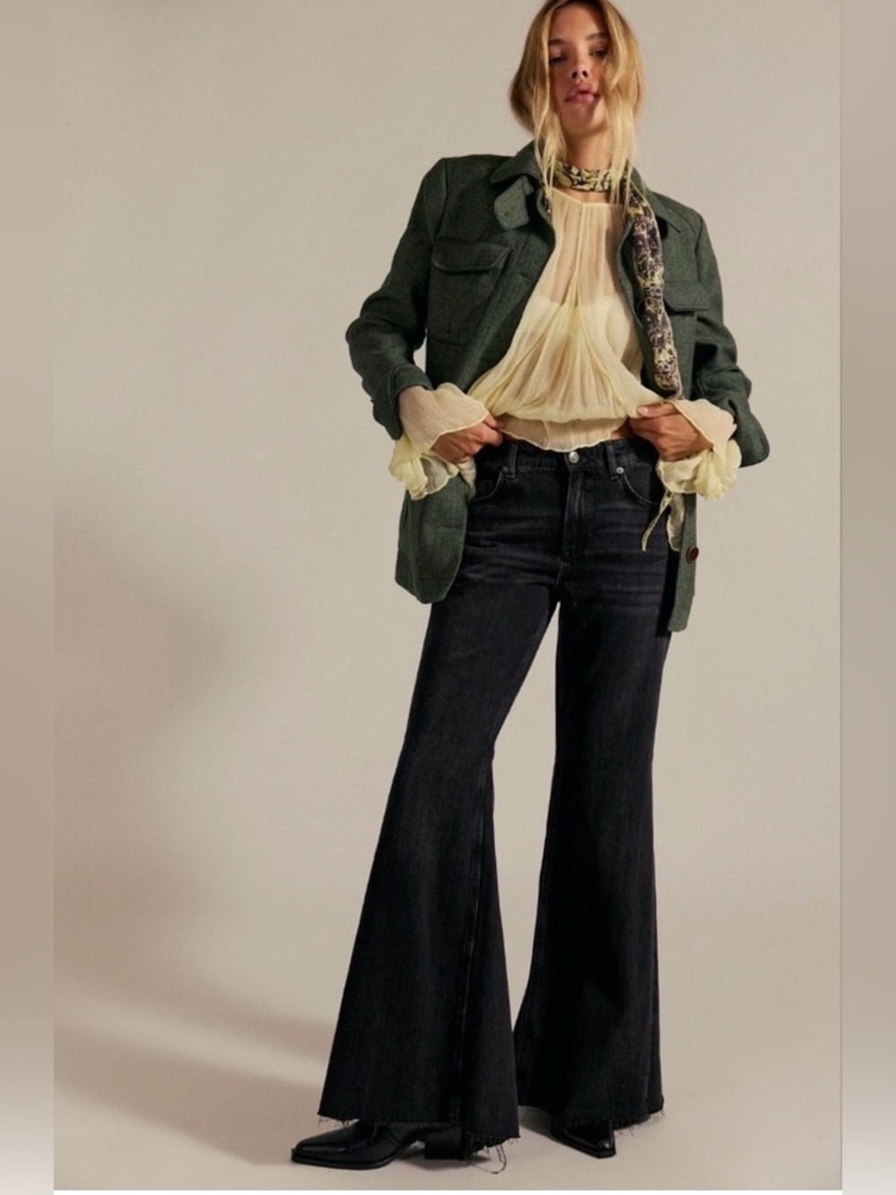 We The Free Live Wire Flare Jeans